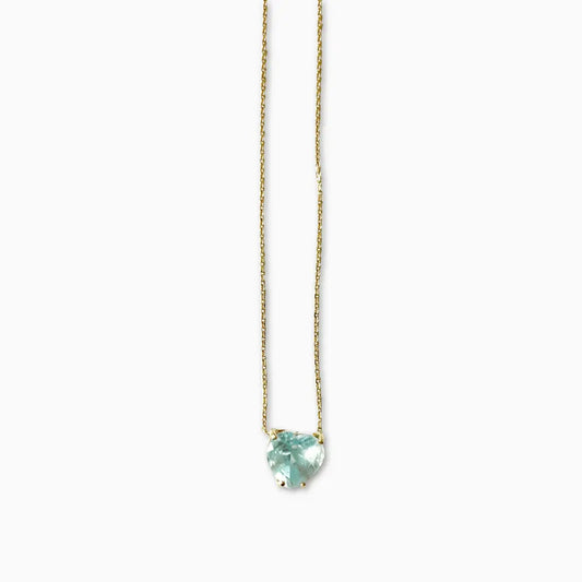 Aquamarine necklace