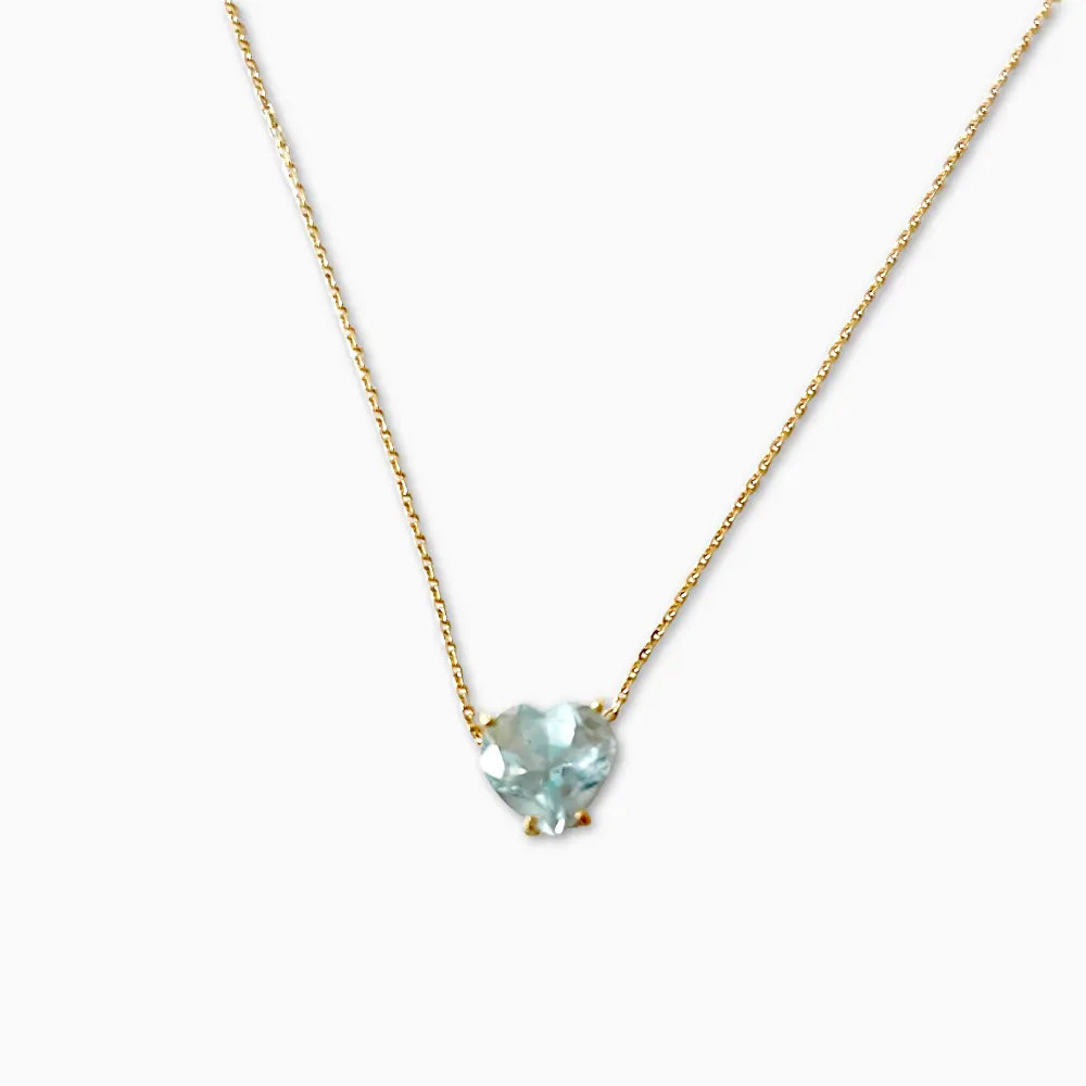 Aquamarine necklace
